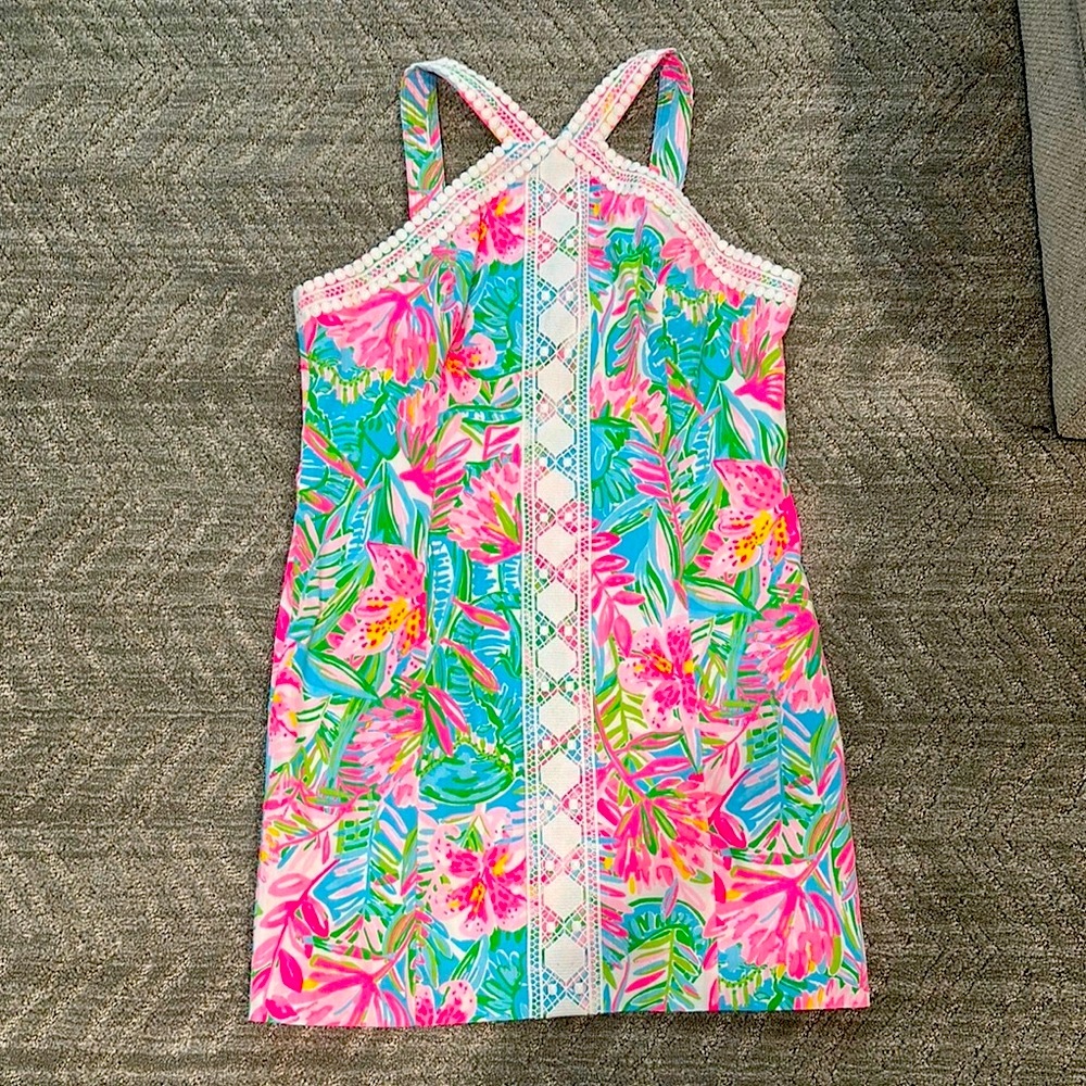 Colorful Floral Print Dress